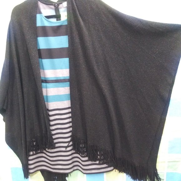 2311 Size 8/Small  Loft Sleeveless Dress and Wrap - Picture 5 of 10